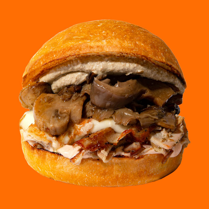 Il panino con i funghi di PUOK