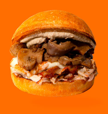 Il panino con i funghi di PUOK